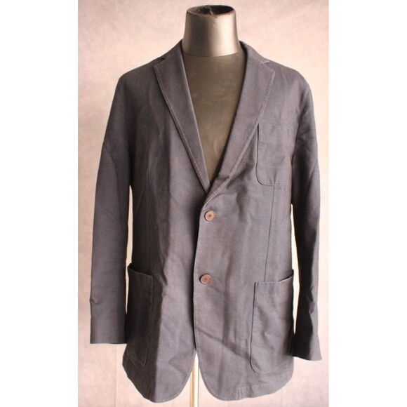 Hugo Boss Narvik 2 Unstructured Men's Sport Coat Size 46R Navy Blue